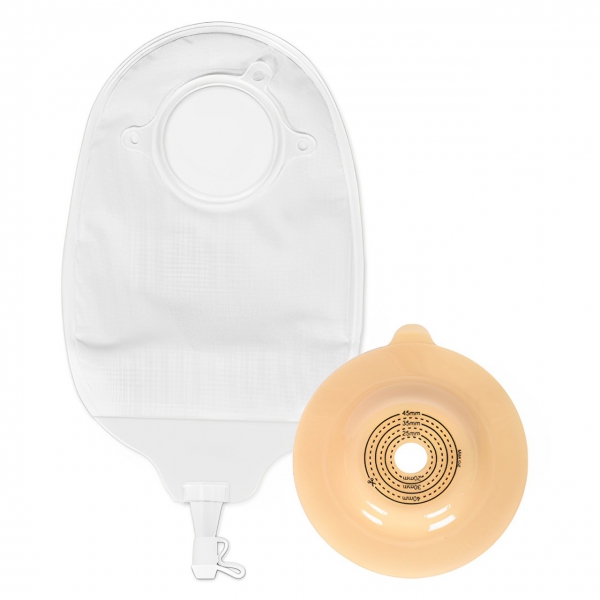 NianQing 12025 Two-piece Convex Urostomy Bag